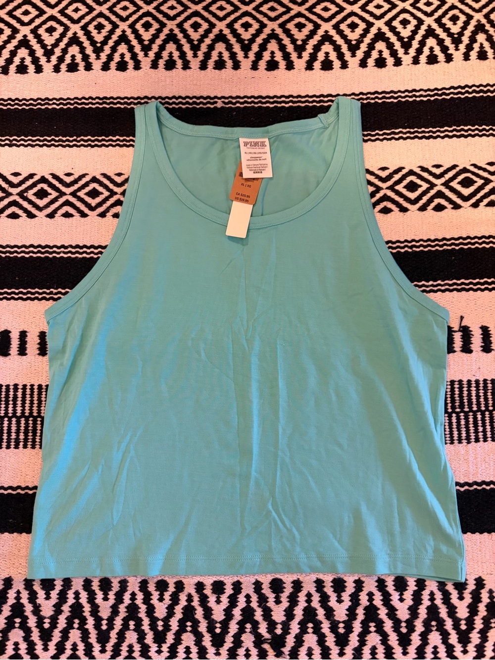 PINK Victoria's Secret Aqua Tank Top